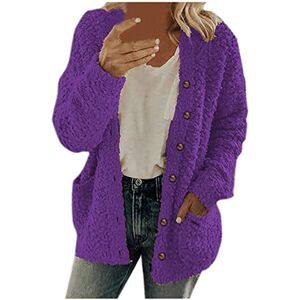 ⭐women Coats 230802dib128 FunAloe Teddy Bear Coat With Pockets Plain Button Down Cozy Sweaters Sherpa Pullover Womens Hooded Cardigan Fuzzy Fleece Jacket Women Fleece Jacket Fuzzy Sweater Teen Girls Trendy Stuff