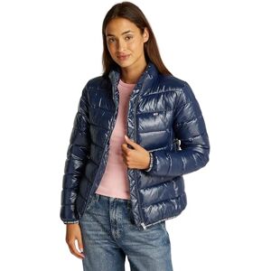Tommy Jeans Women’s Essential Tape High Shine Puffer Jacket, Blue (Dark Night Navy), XL Tommy Jeans Women’s Essential Tape High Shine Puffer Jacket, Blue (Dark Night Navy), XL