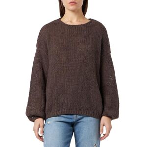 ONLY Women's Onlnordic Life Ls O-Neck KNT Noos Sweater, Chocolate Martini, M ONLY Women's Onlnordic Life Ls O-Neck KNT Noos Sweater, Chocolate Martini, M