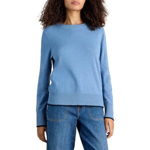 White Stuff Women's Katie Casual Sweater Soft Cotton Wool Blend Medium Blue Size 10 White Stuff Women's Katie Casual Sweater Soft Cotton Wool Blend Medium Blue Size 10