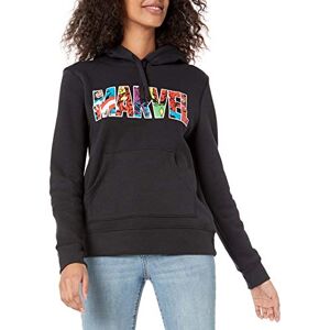 Amazon Essentials Disney Marvel Star Wars Princess Women's Fleece Sweater Hoodie Sweatshirts (Available in Plus Size), Marvel Character Logo, M Amazon Essentials Disney Marvel Star Wars Princess Women's Fleece Sweater Hoodie Sweatshirts (Available in Plus Size), Marvel Character Logo, M