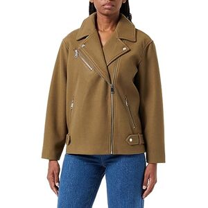 VERO MODA Women's Vmpopemmy Biker Jacket Boos Cp, Capers/Detail: Solid, S VERO MODA Women's Vmpopemmy Biker Jacket Boos Cp, Capers/Detail: Solid, S