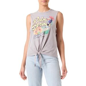 ONLY Women's Onllucy S/L Knot Eagle Top Box JRS Shirt Top, Gray, M ONLY Women's Onllucy S/L Knot Eagle Top Box JRS Shirt Top, Gray, M