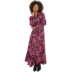 Joe Browns Women's Pink Floral Maxi Shirt Dress, Regular, Red, UK 10 Joe Browns Women's Pink Floral Maxi Shirt Dress, Regular, Red, UK 10