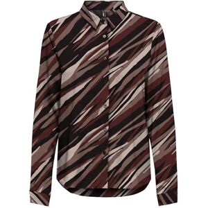 ONLY Women's Onlnova Life Elite L/S Lynne Shirt Blouse, Brown Stone/AOP:589 Russet Graphic, S ONLY Women's Onlnova Life Elite L/S Lynne Shirt Blouse, Brown Stone/AOP:589 Russet Graphic, S