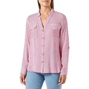 VERO MODA Women's VMBUMPY L/S Shirt New WVN NOOS Long Sleeve Top, Fuchsia Purple/Stripes:Snow White, L VERO MODA Women's VMBUMPY L/S Shirt New WVN NOOS Long Sleeve Top, Fuchsia Purple/Stripes:Snow White, L