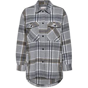 ONLY Women's Onlellene-Valda Check Shacket PNT Shirt Jacket, Chipmunk/Checks: Check, 16 ONLY Women's Onlellene-Valda Check Shacket PNT Shirt Jacket, Chipmunk/Checks: Check, 16