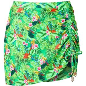 Joe Browns Women's Recycled Content Tropical Print Ruched Swim Skirt, Green, 12 Joe Browns Women's Recycled Content Tropical Print Ruched Swim Skirt, Green, 12