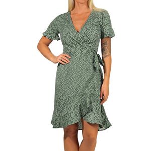 ONLY Women's 15206407 Dress, Aop: Black Spot Chinois Green, M UK ONLY Women's 15206407 Dress, Aop: Black Spot Chinois Green, M UK