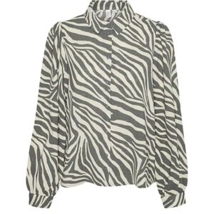 VERO MODA Women's Vmteagan L/S Shirt WVN Btq Ga, Balm Green/AOP: Teagan, M VERO MODA Women's Vmteagan L/S Shirt WVN Btq Ga, Balm Green/AOP: Teagan, M