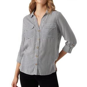VERO MODA Women's VMBUMPY L/S Shirt New NOOS Blouses & Tunics, Snow White/Stripes:India Ink, XL VERO MODA Women's VMBUMPY L/S Shirt New NOOS Blouses & Tunics, Snow White/Stripes:India Ink, XL