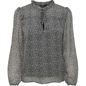 ONLY Women's ONLDITSY L/S Blouse WVN NOOS Blouse, Black/AOP:CERA Ditsy, S ONLY Women's ONLDITSY L/S Blouse WVN NOOS Blouse, Black/AOP:CERA Ditsy, S