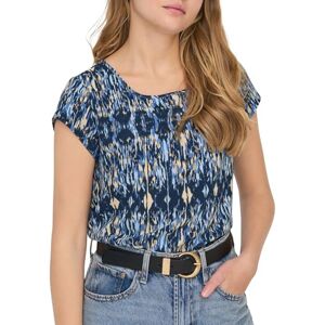 ONLY Women's Onlvic S/S Top Noos Ptm T-Shirt, Forever Blue/AOP: Ethnic Rebel, 8 ONLY Women's Onlvic S/S Top Noos Ptm T-Shirt, Forever Blue/AOP: Ethnic Rebel, 8