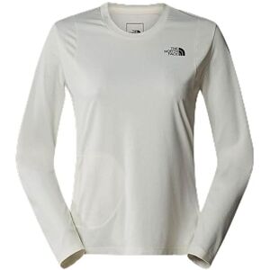 The North Face Women's Packable Ls T-Shirt, White Dune, L The North Face Women's Packable Ls T-Shirt, White Dune, L