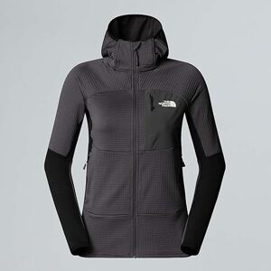 The North Face Women's Polartec Powergrid Stormgap Hoodie Jacket, Anthracite Grey/Tnf Bla, XL The North Face Women's Polartec Powergrid Stormgap Hoodie Jacket, Anthracite Grey/Tnf Bla, XL