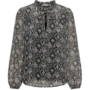 ONLY Women's Onlditsy L/S Blouse WVN Noos, Black/AOP: Shana Grafic, L ONLY Women's Onlditsy L/S Blouse WVN Noos, Black/AOP: Shana Grafic, L