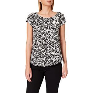 ONLY Women's ONLVIC SS TOP NOOS WVN Blouse, Black/AOP: Leo Eggnog,10 UK ONLY Women's ONLVIC SS TOP NOOS WVN Blouse, Black/AOP: Leo Eggnog,10 UK