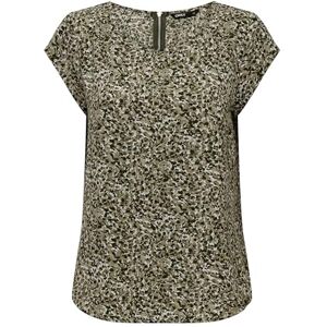 ONLY ONLVIC Women's Printed Short Sleeve Blouse Print Basic Crew Neck T-Shirt Blouse Top, Duffel Bag/AOP:Tanya Flower, 10 ONLY ONLVIC Women's Printed Short Sleeve Blouse Print Basic Crew Neck T-Shirt Blouse Top, Duffel Bag/AOP:Tanya Flower, 10