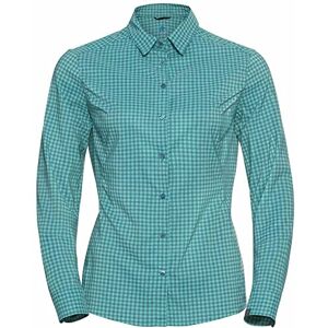 Odlo Women's Kumano Check Long Sleeve Blouse Odlo Women's Kumano Check Long Sleeve Blouse