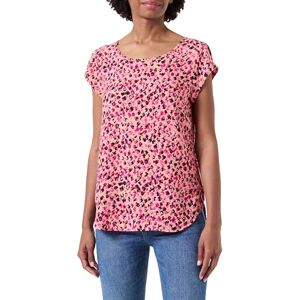 ONLY Women's Onlnova Life Vis S/S Top AOP Short-Sleeved Blouse, Pink, 8 ONLY Women's Onlnova Life Vis S/S Top AOP Short-Sleeved Blouse, Pink, 8
