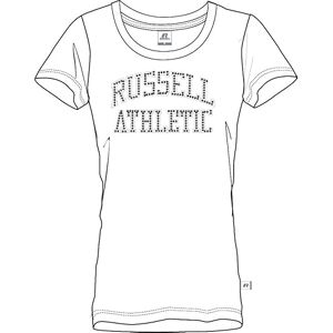 Russell Athletic A21001-UW-001 S/S Crewneck TEE Shirt T-Shirt Women's White Size S Russell Athletic A21001-UW-001 S/S Crewneck TEE Shirt T-Shirt Women's White Size S