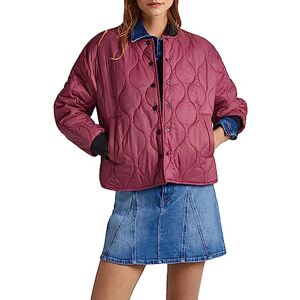 Pepe Jeans Women's Natasha Jacket, Red (Crushed Berry), S Pepe Jeans Women's Natasha Jacket, Red (Crushed Berry), S