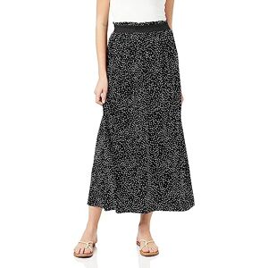ONLY Women's ONLVENEDIG AOP Life Long Skirt WVN NOOS, Black/AOP:CD DOT, M ONLY Women's ONLVENEDIG AOP Life Long Skirt WVN NOOS, Black/AOP:CD DOT, M