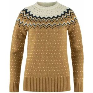 Fjällräven FJALLRAVEN 89941-232-113 Övik Knit Sweater W Sweatshirt Women's Buckwheat Brown-Chalk White Size XS Fjällräven FJALLRAVEN 89941-232-113 Övik Knit Sweater W Sweatshirt Women's Buckwheat Brown-Chalk White Size XS