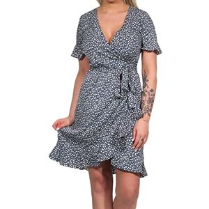 ONLY Women's Onlolivia S/S Wrap Wvn Noos Dress, Blue Mirage, 16 UK ONLY Women's Onlolivia S/S Wrap Wvn Noos Dress, Blue Mirage, 16 UK