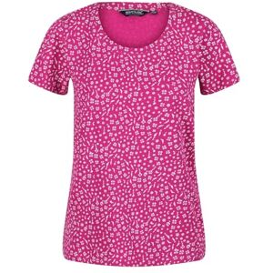 Regatta Filandra VI T-Shirt, Fuchsia Ditsy, 16