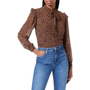 Pepe Jeans Women's LULI Pirnt Shirt, 262BRICK, S Pepe Jeans Women's LULI Pirnt Shirt, 262BRICK, S