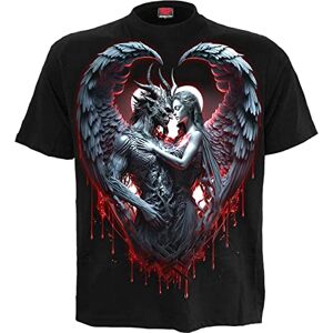 Spiral Solemn Vow Front Print T-Shirt Black S Spiral Solemn Vow Front Print T-Shirt Black S