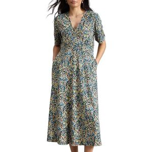 White Stuff Megan Jersey Dress Long Sleeve V-Neck Dress for Comfort and Style Navy/Multicoloured Size 42R White Stuff Megan Jersey Dress Long Sleeve V-Neck Dress for Comfort and Style Navy/Multicoloured Size 42R