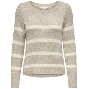 ONLY Women's Onlgeena Xo L/S Pullover KNT Noos Knitted Jumper, Simply Taupe, XL ONLY Women's Onlgeena Xo L/S Pullover KNT Noos Knitted Jumper, Simply Taupe, XL