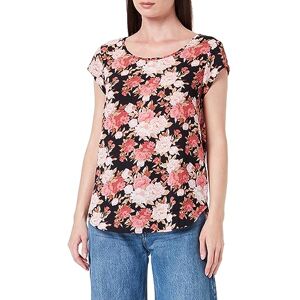ONLY Onlnova LUX S/S TOP AOP PTM, Black/AOP:ay Peony Blossom, 10 ONLY Onlnova LUX S/S TOP AOP PTM, Black/AOP:ay Peony Blossom, 10