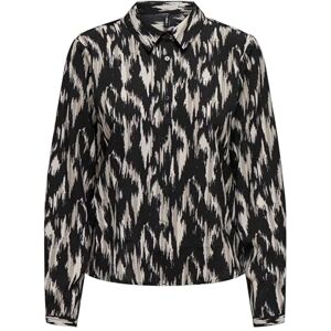 ONLY Onlnova Life VIS L/S Maya Shirt AOP, Black/AOP:590 Rough Animal, Large ONLY Onlnova Life VIS L/S Maya Shirt AOP, Black/AOP:590 Rough Animal, Large