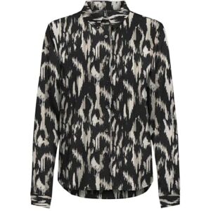 ONLY Women's Onlnova Life Vis L/S Lynne Shirt Blouse, Black/AOP: 595 Lé Téxt, S ONLY Women's Onlnova Life Vis L/S Lynne Shirt Blouse, Black/AOP: 595 Lé Téxt, S