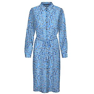 VERO MODA Women's Vmnya Catch Ls Calf Shirt Dress WVN, Little Boy Blue/AOP: nuna, L VERO MODA Women's Vmnya Catch Ls Calf Shirt Dress WVN, Little Boy Blue/AOP: nuna, L