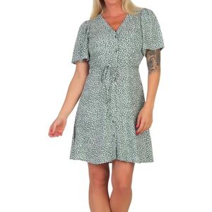 VERO MODA Women's Vmalba Ss Short Dress WVN Noos, Laurel Wreath Joey Dot, XL VERO MODA Women's Vmalba Ss Short Dress WVN Noos, Laurel Wreath Joey Dot, XL