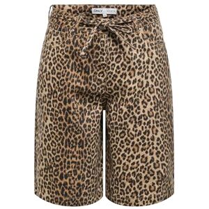 ONLY Women's Onlnaomi String AOP Bermuda Shorts OTW, Toasted Coconut, S ONLY Women's Onlnaomi String AOP Bermuda Shorts OTW, Toasted Coconut, S