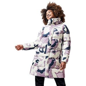 Berghaus Women's Combust Reflect Down Jacket Long Coat Durable Design Water Resistant, Topo Camo/Purple Mink, 12 Berghaus Women's Combust Reflect Down Jacket Long Coat Durable Design Water Resistant, Topo Camo/Purple Mink, 12