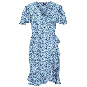 Vero Moda - Kimono Wrap Dress - Short, Wide Sleeves - 90cm - Recycled Vero Moda - Kimono Wrap Dress - Short, Wide Sleeves - 90cm - Recycled