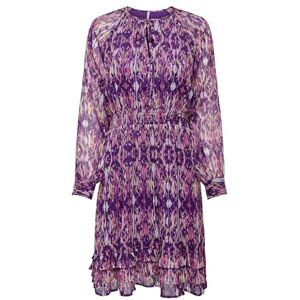 ONLY Women's Onlviva Life L/S Layer Dress Ptm Summer, Purple Magic/AOP:Ethnic Rebel, S ONLY Women's Onlviva Life L/S Layer Dress Ptm Summer, Purple Magic/AOP:Ethnic Rebel, S