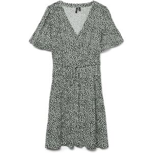 VERO MODA Women's Vmalba SS Knee-Length Dress, Laurel Wreath/AOP:Joey Dot, XS VERO MODA Women's Vmalba SS Knee-Length Dress, Laurel Wreath/AOP:Joey Dot, XS