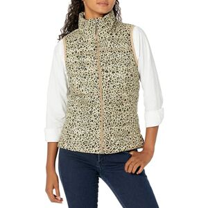 Amazon Essentials Women's Lightweight Water-Resistant Packable Puffer Gilet, Light Camel Leopard Print, M Amazon Essentials Women's Lightweight Water-Resistant Packable Puffer Gilet, Light Camel Leopard Print, M