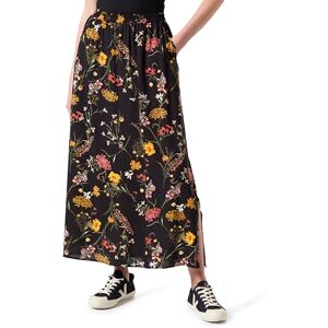 VERO MODA Women's Vmeasy Joy Maxi Slit Skirt WVN Ga, Black/AOP: vicka, XS VERO MODA Women's Vmeasy Joy Maxi Slit Skirt WVN Ga, Black/AOP: vicka, XS