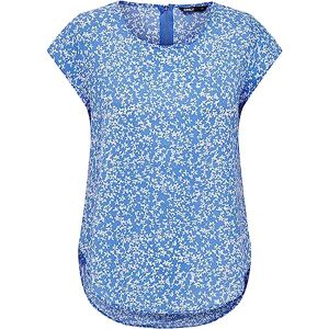 ONLY ONLVIC Women's Printed Short Sleeve Blouse Print Basic Crew Neck T-Shirt Blouse Top ONLY ONLVIC Women's Printed Short Sleeve Blouse Print Basic Crew Neck T-Shirt Blouse Top