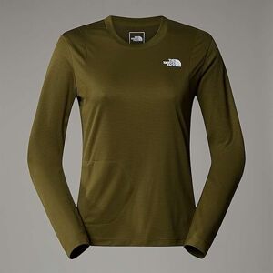 The North Face Women's Packable Ls T-Shirt, Forest Olive, L The North Face Women's Packable Ls T-Shirt, Forest Olive, L