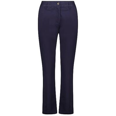 GANT Women's Slim Chinos Classic Trousers, Evening Blue, Standard, Evening Blue, 34 W GANT Women's Slim Chinos Classic Trousers, Evening Blue, Standard, Evening Blue, 34 W