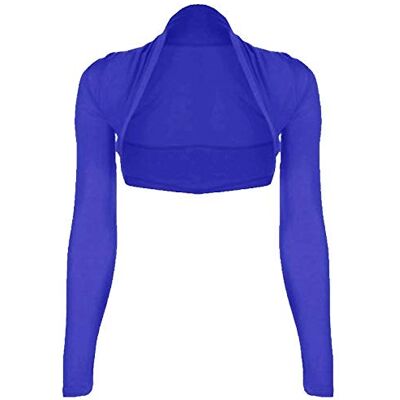 WearAll Ladies Long Sleeve Shrug Womens Bolero Cardigan Top Sizes 8-14 WearAll Ladies Long Sleeve Shrug Womens Bolero Cardigan Top Sizes 8-14